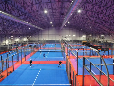 Indoor padel courts for commercial padel development planning